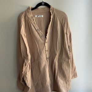 We The Free Textured Tan Top